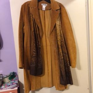 3 for $20!🛍 Leather Jacket w/ Scarf